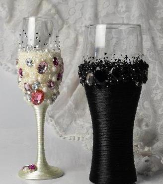 Сватбени чаши за шампанско
