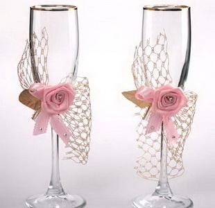 кристални чаши за сватбата,