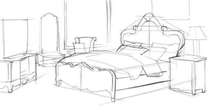 jak narysować łóżko etapami