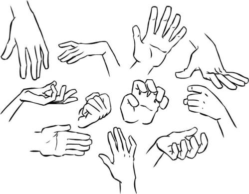 kako narisati roko