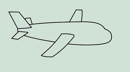 jak nakreslit letadlo po etapách