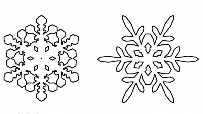 come disegnare un fiocco di neve