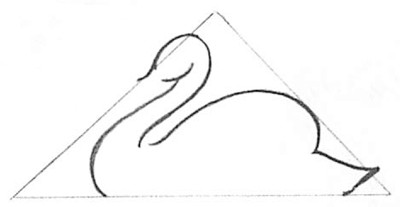 фазе цртања лабуда