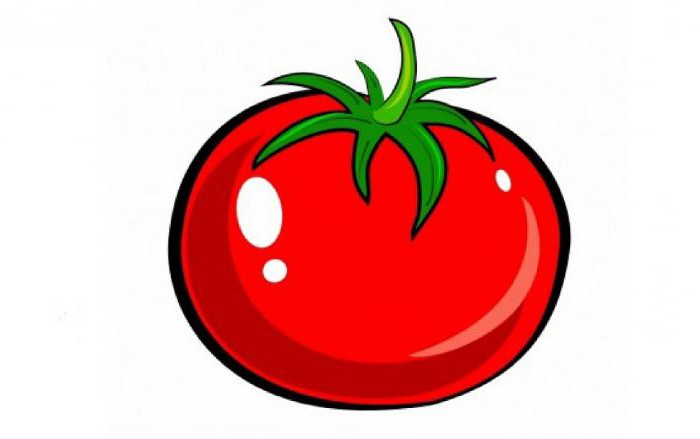 Как да нарисувате домат