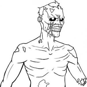 как да нарисувате зомби с молив