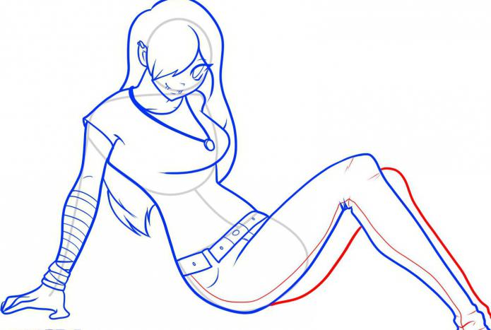 jak nakreslit anime dívku krok za krokem
