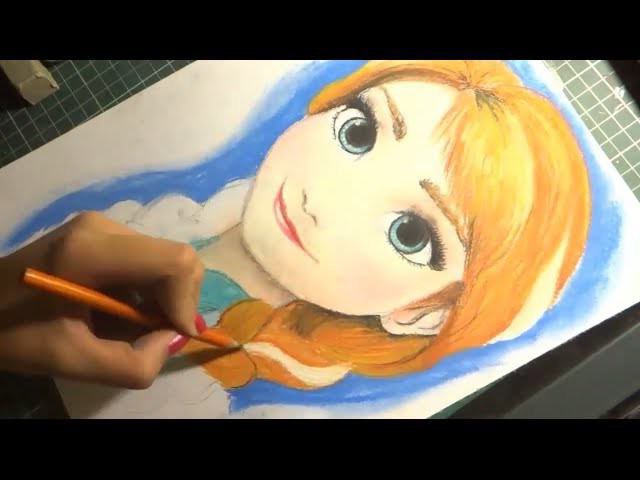 jak narysować zimne serce Elsa i Annę