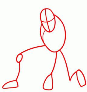 kresby železného muže v tužce