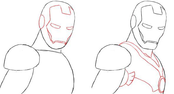 jak kreslit železného muže