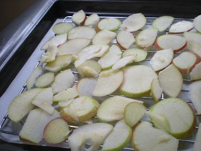 kako sušiti jabolka v pečici
