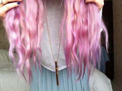 Kako obojiti kosu bez boje u ružičastoj boji