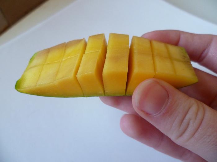 как да се яде манго