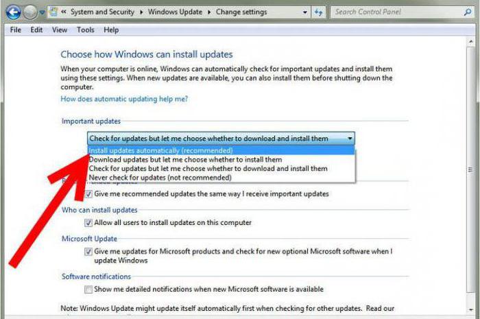 Centrum aktualizací systému Windows 7