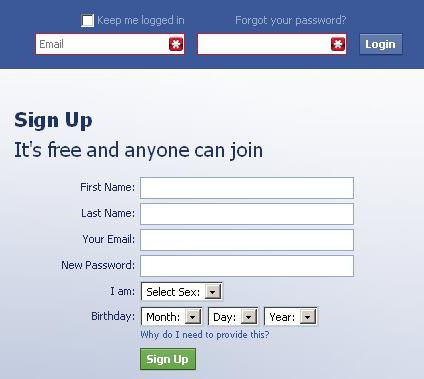 как да влезете във Facebook