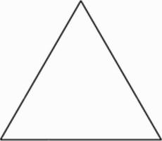 зона на произволен триъгълник