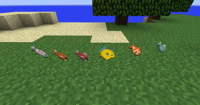 Fugu ryby v Minecraft