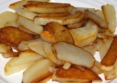 как да се изпържи вкусни картофи