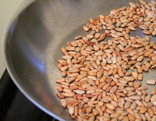kako prepražiti semena s soljo