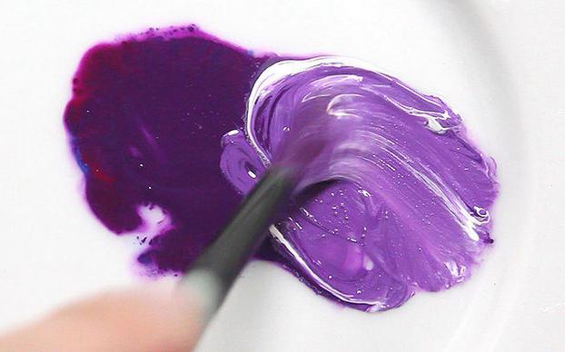 Как да получите тъмно лилав цвят