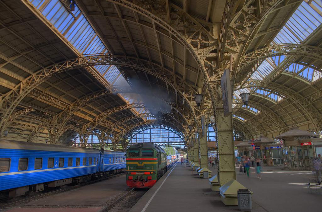 pociągiem do Vyborg