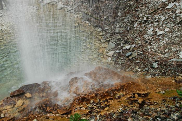 Снимка на водопадите Пшад