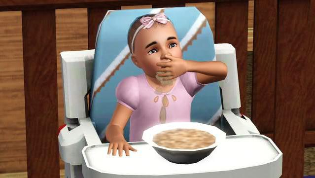 jak v Sims 3 porodí dívku