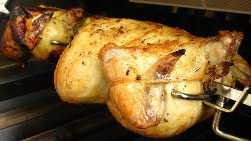 vaření kuřecího grilu v mikrovlnné troubě