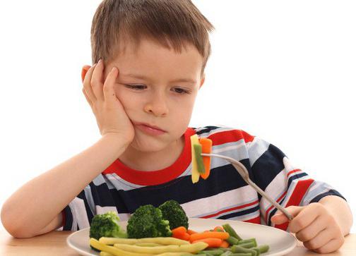 kako povečati apetit otroka