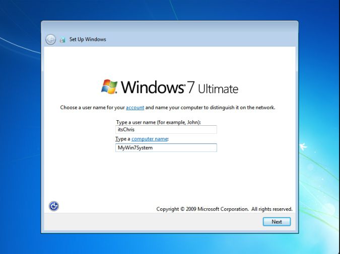kako namestiti Windows 7 z bios na prenosnem računalniku