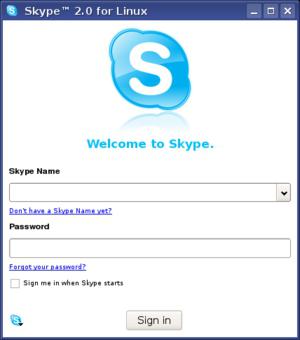 installa il programma skype