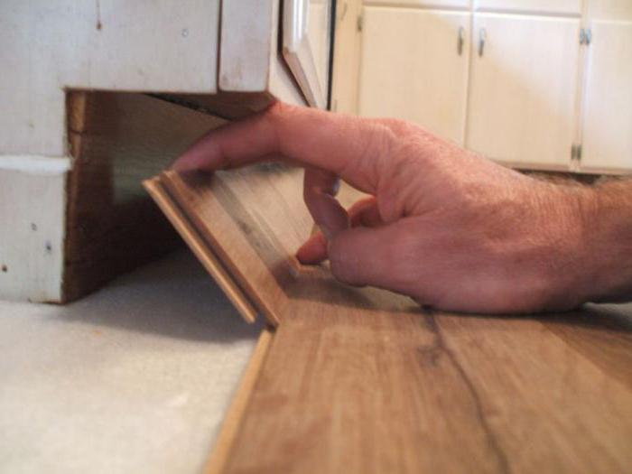 как да се сложи ламинат на стар дървен под