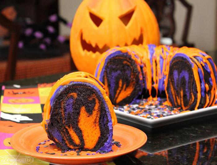 Хелоуин рецепта за торта със снимки