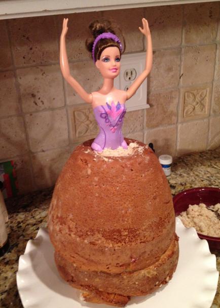 Барби торта направи го сам