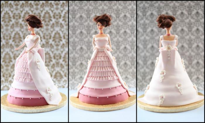 Lutkovna torta iz lutke Barbie
