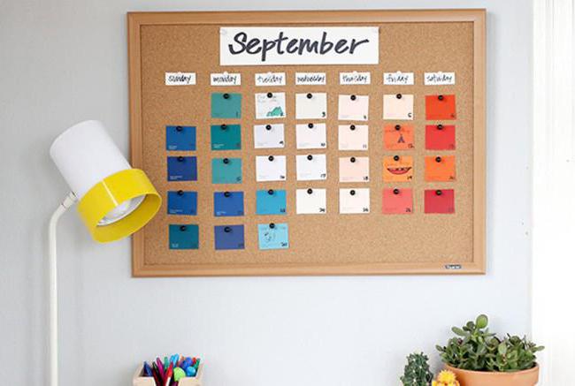 jak zrobić kalendarz
