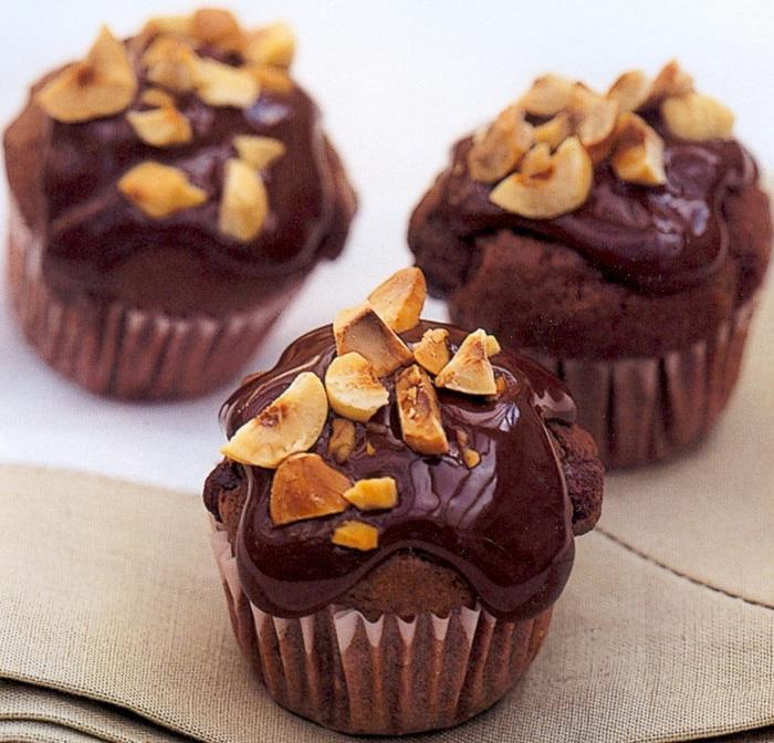 čokoládové muffiny