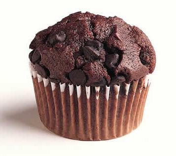 čokoládové muffiny recept