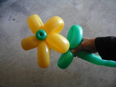 květiny z balónků