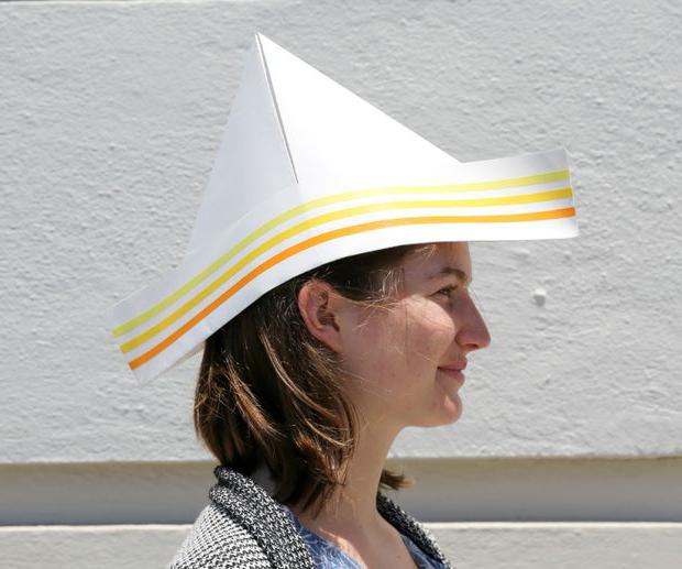 како направити шешир без папира
