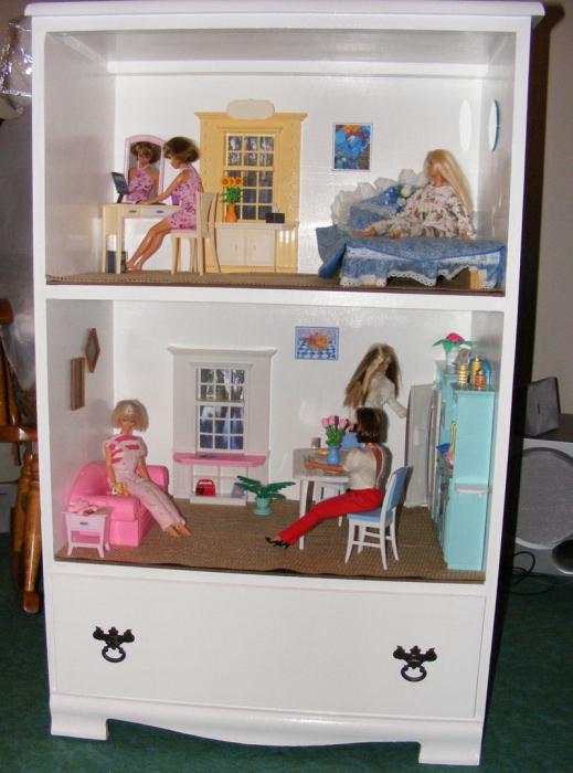 kako narediti hišo za punčke