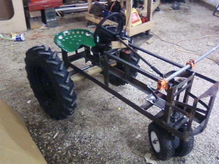 kako napraviti mini traktor od motobloka