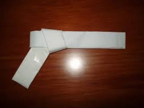 kako napraviti papirno oružje