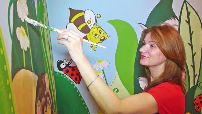 Рисуване в детската стая на стената със собствените си ръце
