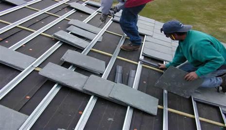 installazione del tetto