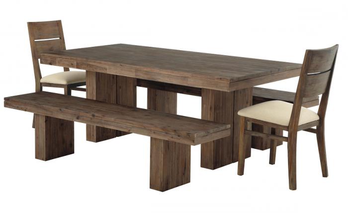 miza za gazebo iz lesa
