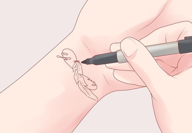как да направите татуировка у дома без пишеща машина и къна