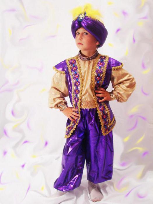 Vestito di Aladino per un ragazzo