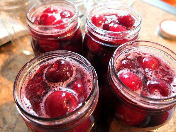 cherry konzervované recepty