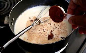 как да се направи глазура от какао на прах