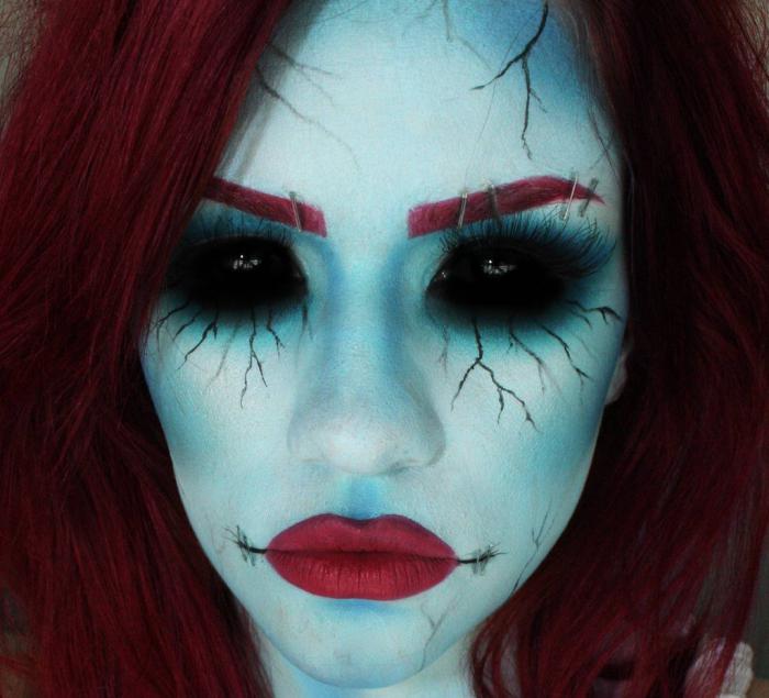 makijaż czarownica halloween